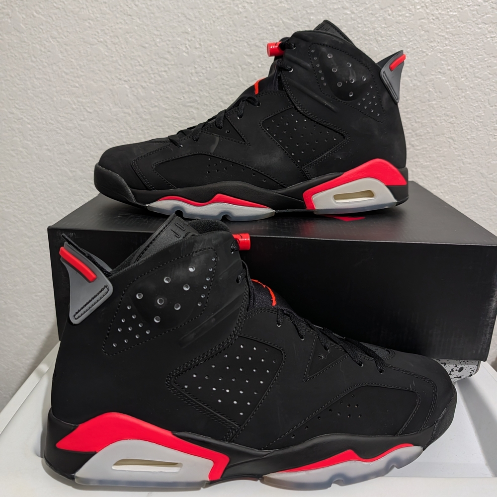 Men's Jordan 6 Infrared Black (2014) Sz 11 (Near DS)